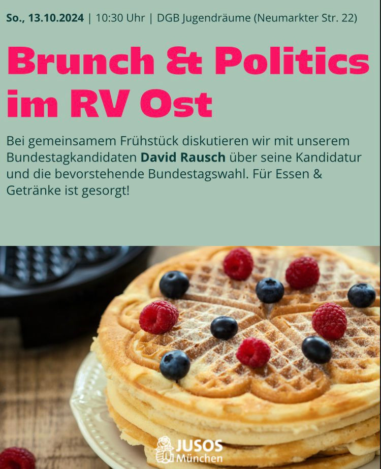 Brunch & Politics mit den Jusos München-Ost